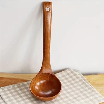 Nonstick Wooden Soup Ladle 1