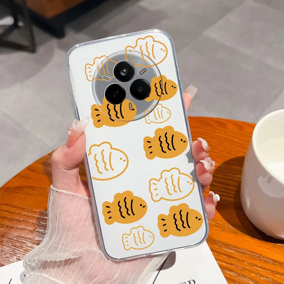 Cute Kitten Pattern Anti-Slip Clear Soft Silicone TPU Case