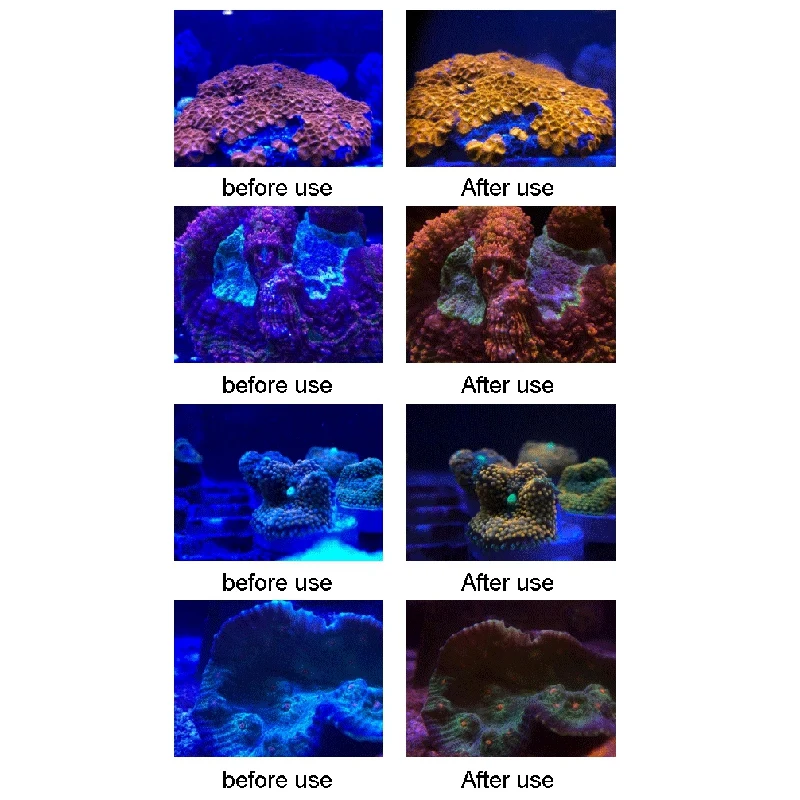 Aquarium Lens Fish Tank Phone Camera Lens Filter 4 in 1 Macro Yellow Filter Coral Reef Aquarium Universal