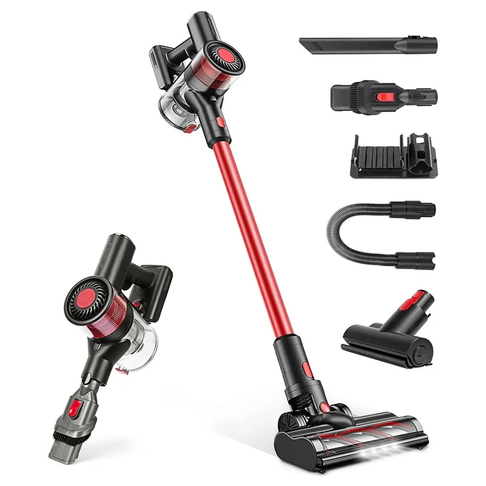 Cordless Vacuum Cleaner 6in1 22kpa Lownoise Handheld Vacuum Cleaner
