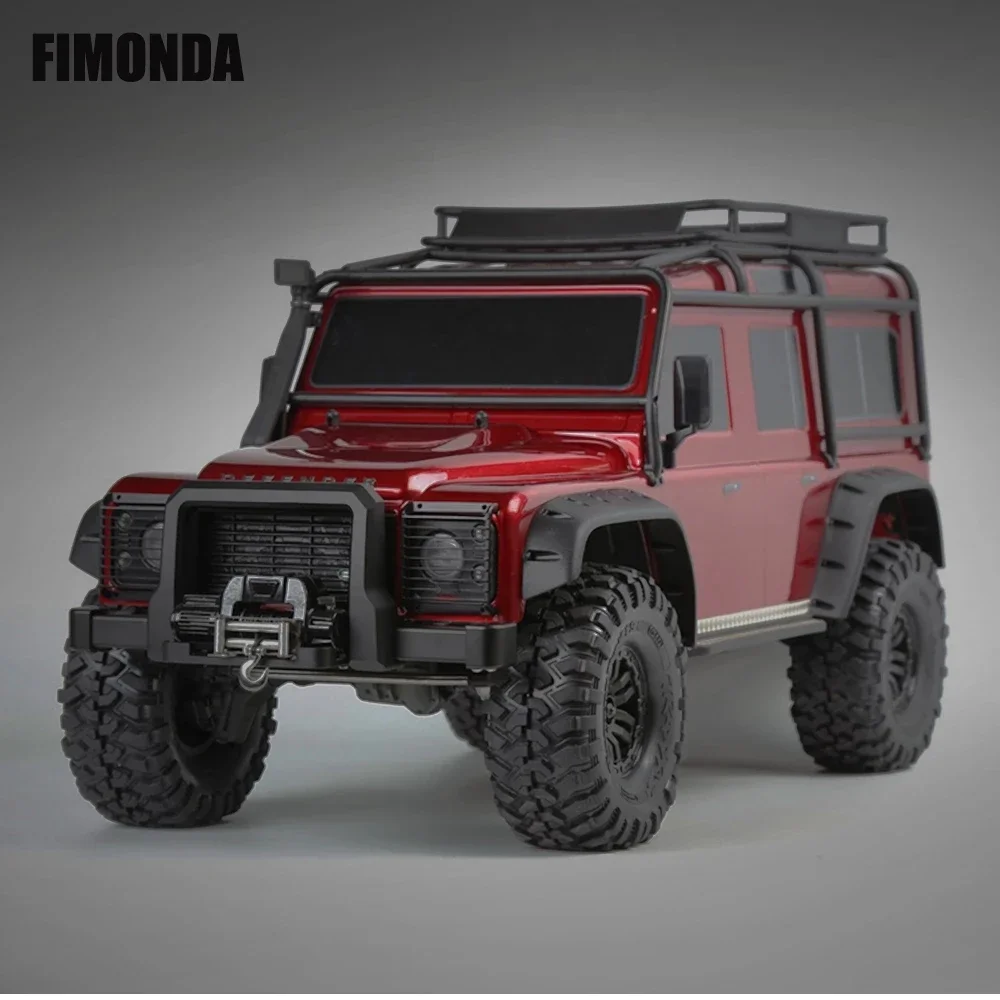 Premium Metal Front and Rear Bumper with Winch Mounting Base for 1/10 RC Crawler Car Upgrade