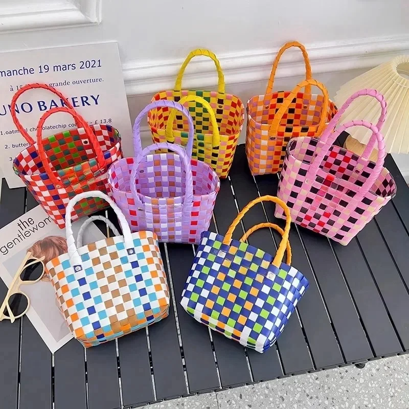 Rattan Women Bag Basket Luxurious Designer Brand Fashion Summer Female Shoulder Handbag High-quality Women Shopping Bags Purse 5