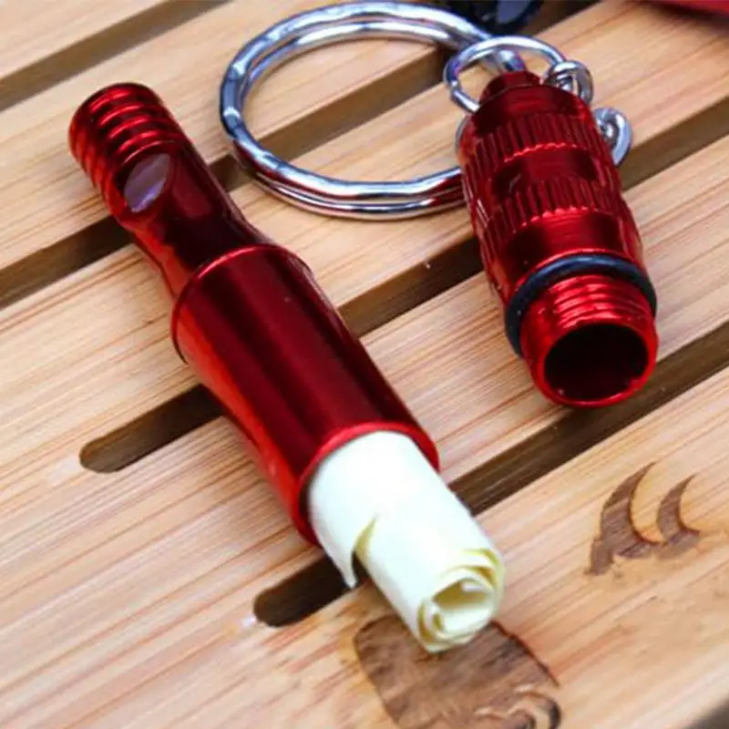 Multifunctional Aluminum Alloy Emergency Survival Whistle Portable Outdoor Tools Training Whistle Camping Defense