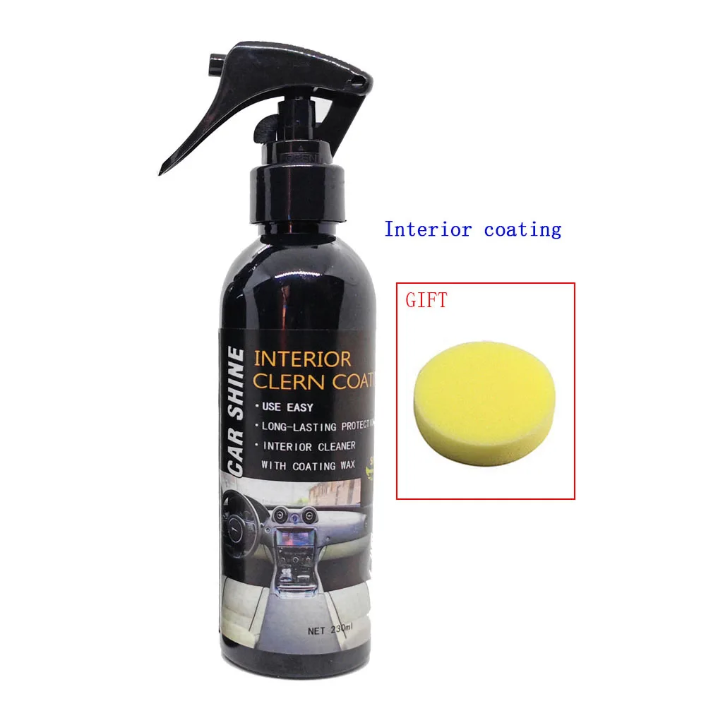 Leather Cleaner For Car Interior Detailer Plastic Leather Restorer Quick  Coat For Car Interior Renovator Conditioner Spray - AliExpress