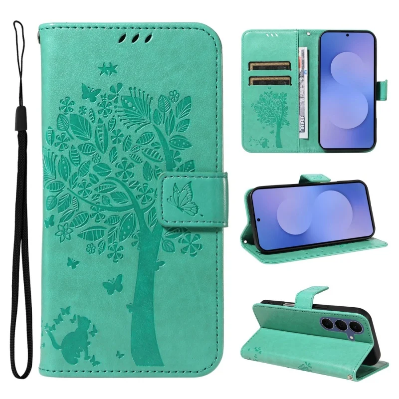 Luxury Leather Flip Case with Holder and Wallet Stand - Premium Phone Cover