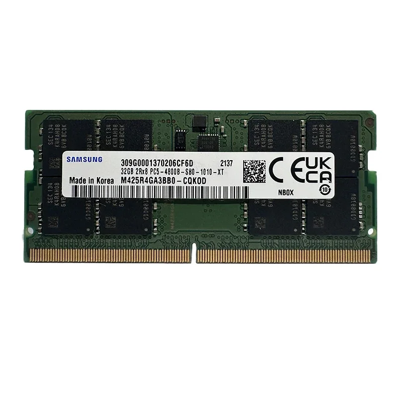 32GB (16GB×2) Samsung DDR5 5600MHz ノート用 Samsung-ノートブックRAM,ノートブックメモリ,ddr5,32GB, 16GB