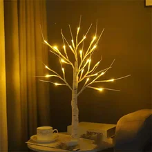 

New 60cm Led Night Light Birch Tree Light Easter Eggs Hanging Tree Wedding Easter Decoration For Home Tabletop Tree Light ночник