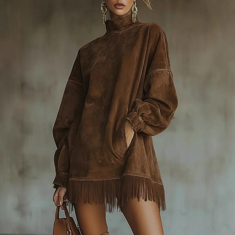 chinese dress ladies Twylar Long Sleeve Velvet Mini Dress