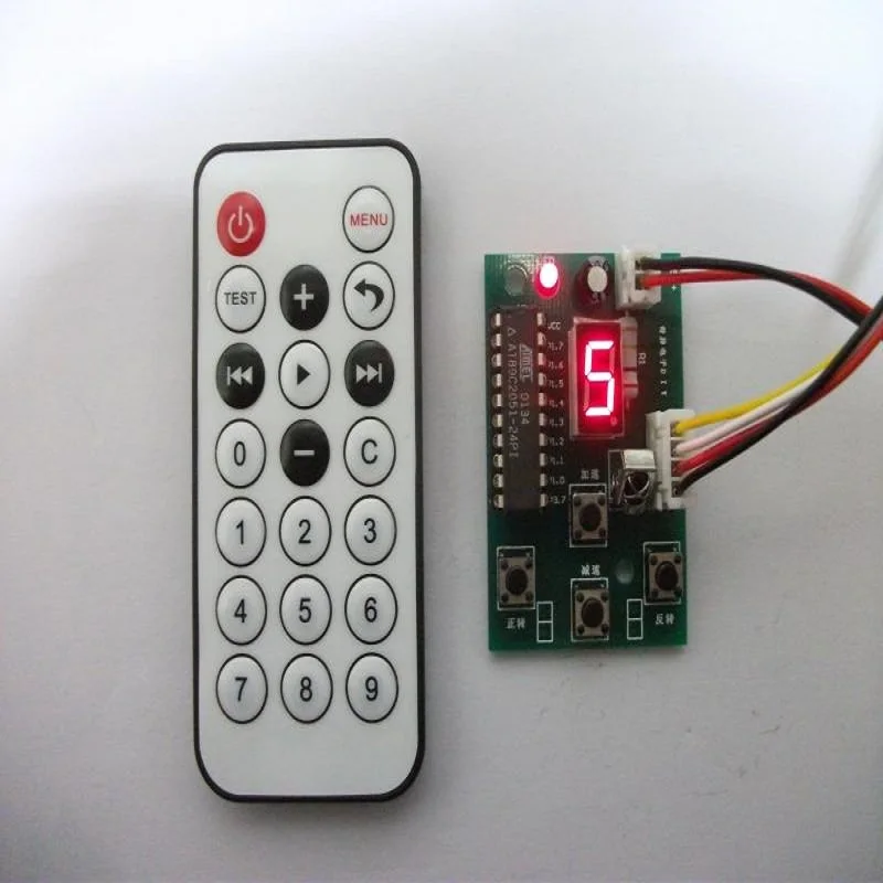 Stepper Motor Driver Controller Board Speed Adjustable with Remote ControlSteppe 