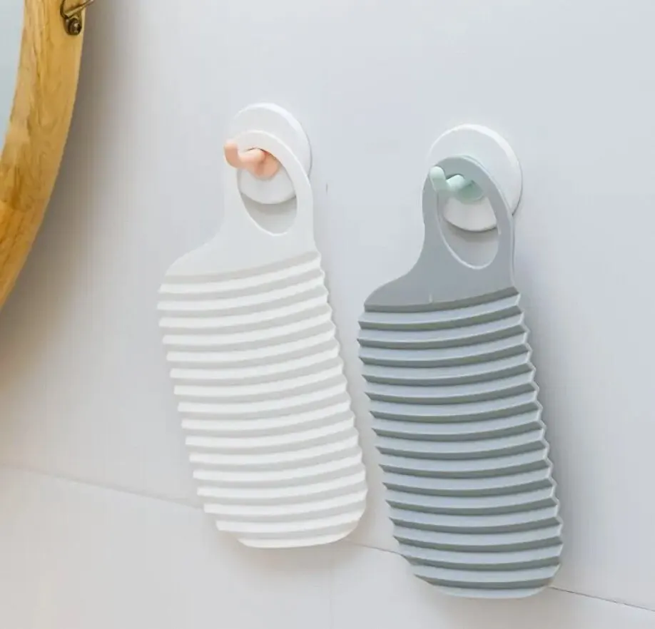 2Pcs Travel Portable Thicken Mini Washboard Creative Non-slip Washing Board Socks Clothes Cleaning Tools Laundry Products