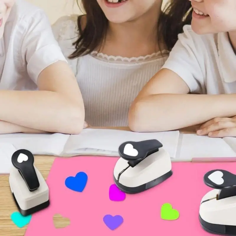 DIY 예술 공예 프로젝트 스크랩북을위한 R53C 공예 종이 펀치 하트 구멍 펀처