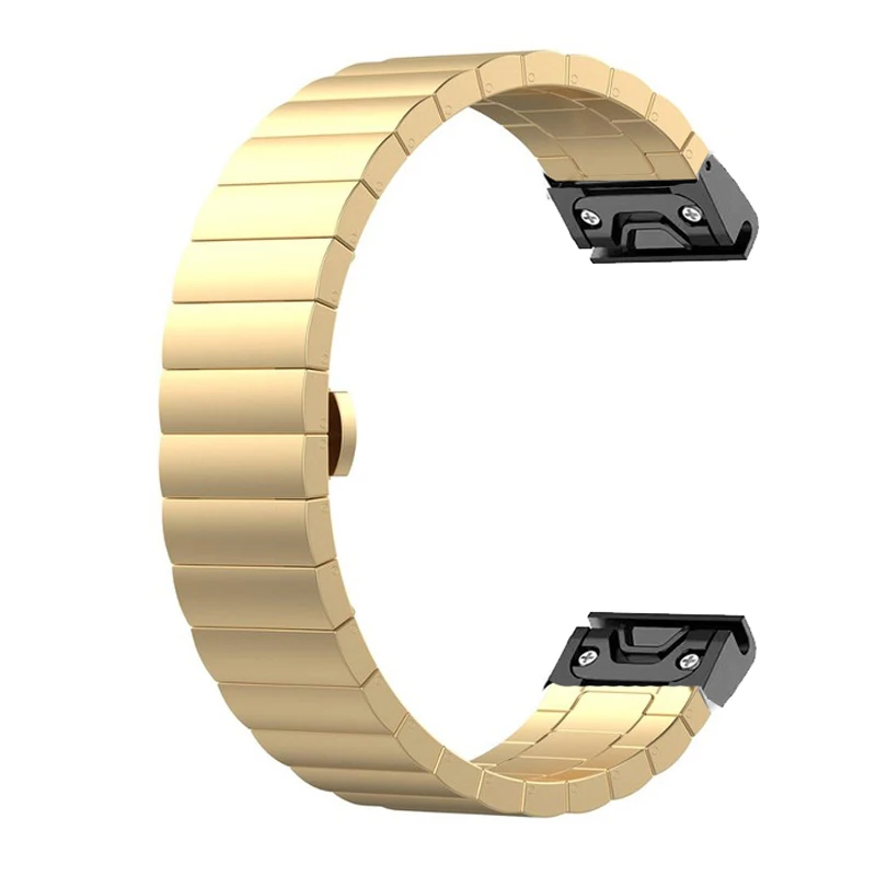 Premium 26mm/22mm QuickFit Stainless Steel Watch Band