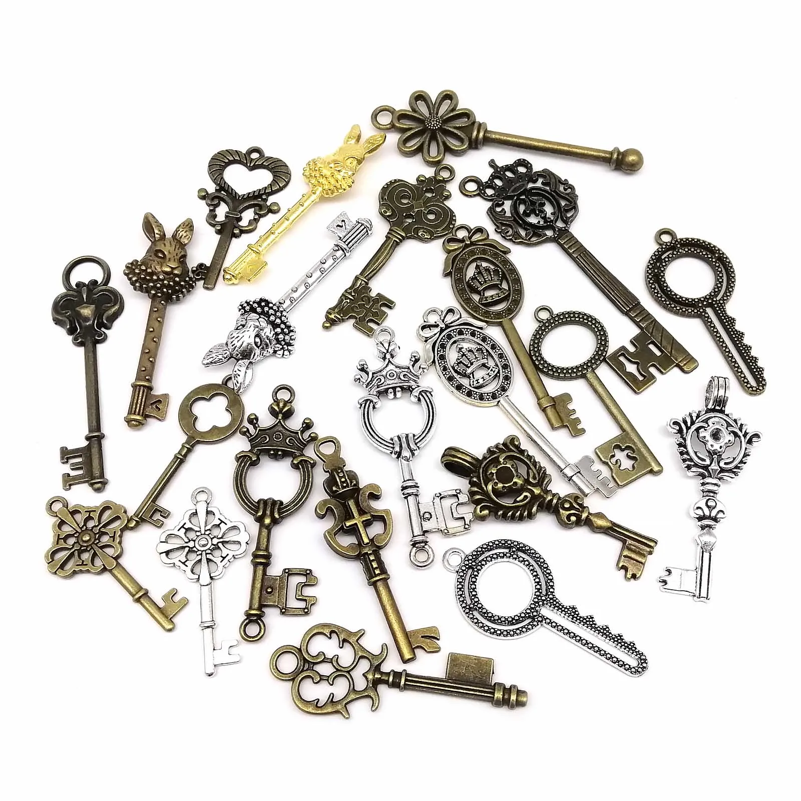 Antique Lock Skeleton Key  Antique Keys Jewelry Steampunk