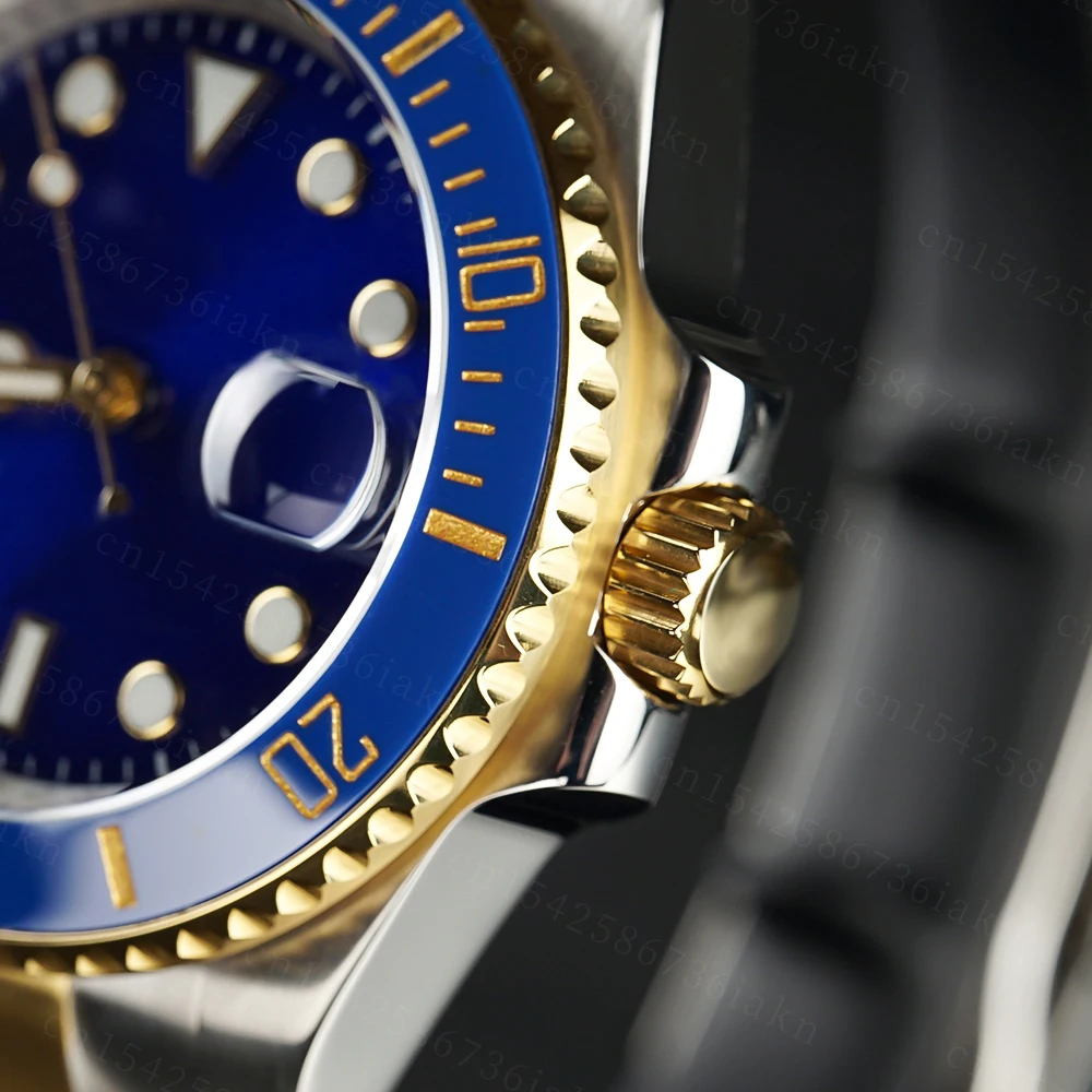 2022 Fashion New 40mm Men's Leisure Sports Sapphire Mirror Stainless Steel Material Waterproof Automatic Mechanical Watch