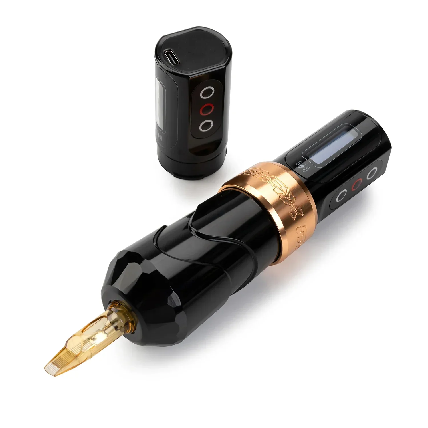 New FLUX MAX Wireless Tattoo Machine 3.5/4.0/4.6 Stroke 2400mAh 2 battery large