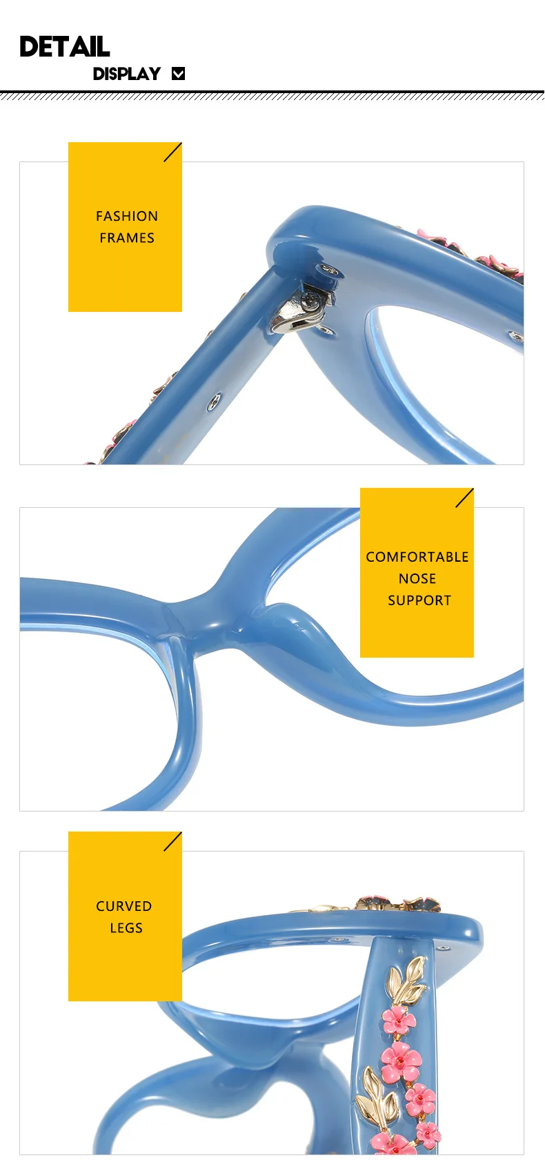 Modische Übergroße Cat-Eye-Sonnenbrille für Damen und Herren Markendesign Trendige Party-Outdoor-Reise-Straßenfotografie-Brille Unisex UV400 – Detail 22