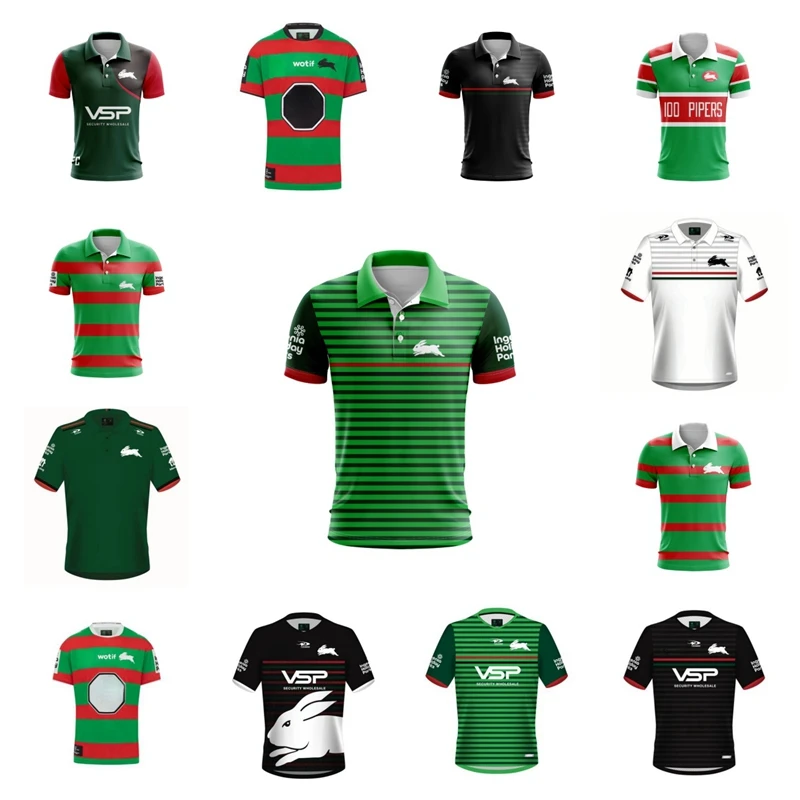 

2024 POLO South Sydney Rabbitohs Home Training Rugby Jersey