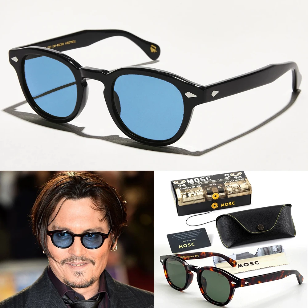 

Luxury Polarized Sunglasses Men Women Luxury Sun Glasses UV400 Eyeglass Vintage Acetate Frame Night Vision Shades Glasses