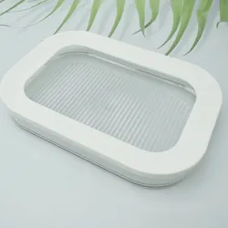 Refrigerator - Safe Stackable Meat Storage Container with Lid (1 Layer)