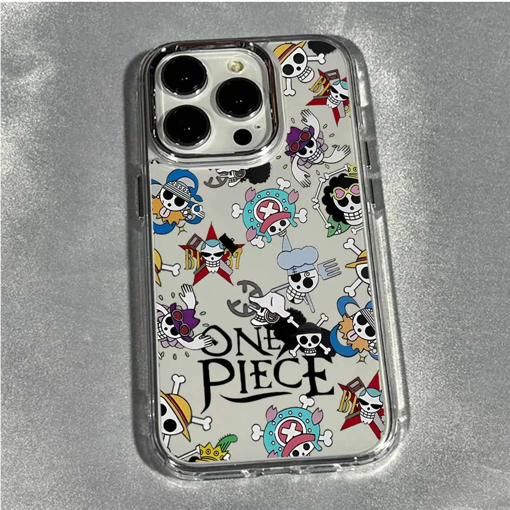 Anime Cool Logo Phone Case - Transparent Soft TPU Cover with Creative Design