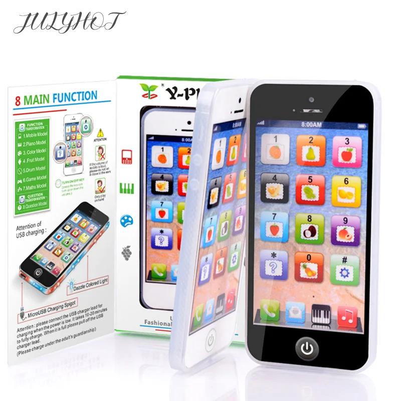 

Baby Simulation Mobile Phone Musical Educational Toys Learning Cellphone With Lights Sounds Phone Toys For Kids Toddler Gift