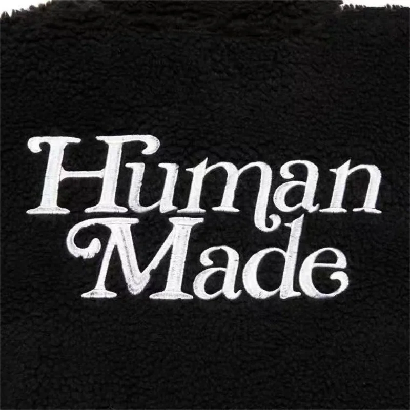 HUMAN MADE Girls Don'T Cry Fleece Jacket For Men And Women