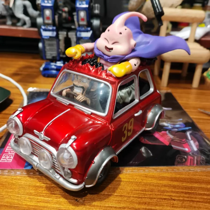 

Dragon Ball Z Anime Figures 13-15cm Majin Buu Goku Master Roshi Mr. Satan Model Doll Fat Buu With Car Pvc Figures Kids Toys Gift