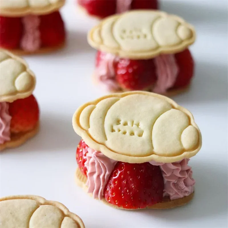 Description Picture 4 of itemSmiling Flower Cookie Cutter Plastic DIY Fondant Cake Biscuits Mold Birthday Dessert Candy Decoration Mould Pastry Bakeware