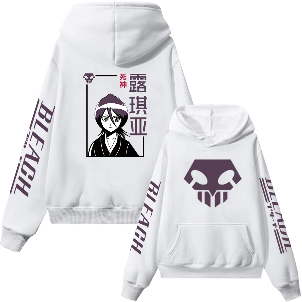 Bleach Kurosaki and Rukia Anime Hoodies Pullovers Man Woman Couple