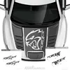 Car sticker FOR Dodge RAM TRX engine hood and trunk custom decoration sports Vinyl Film Decal accessories