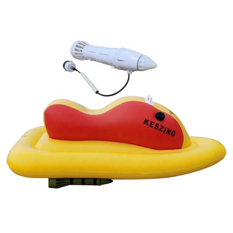 Children's Float Electric Jet Ski Inflatable Boat 60mins Water