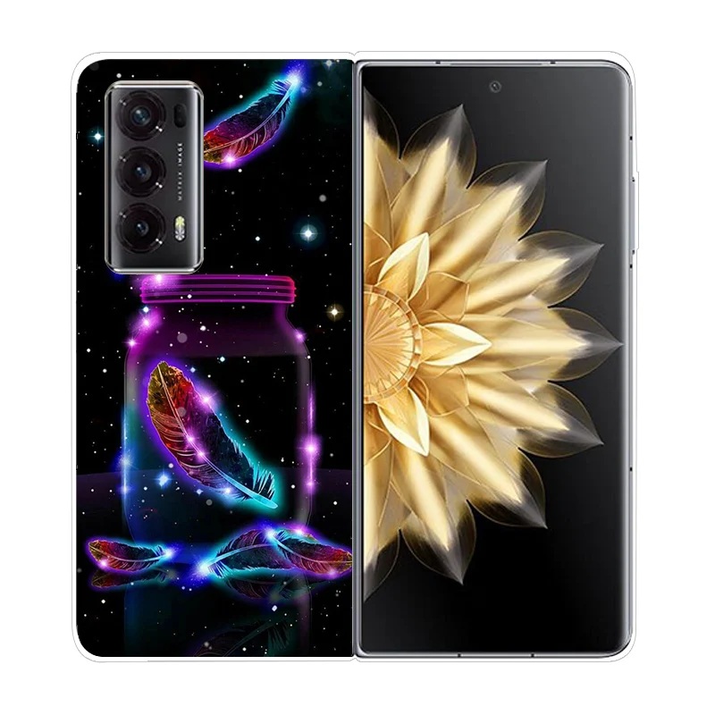 Durable Clear Hard Shell Phone Case - Shockproof & Foldable Design