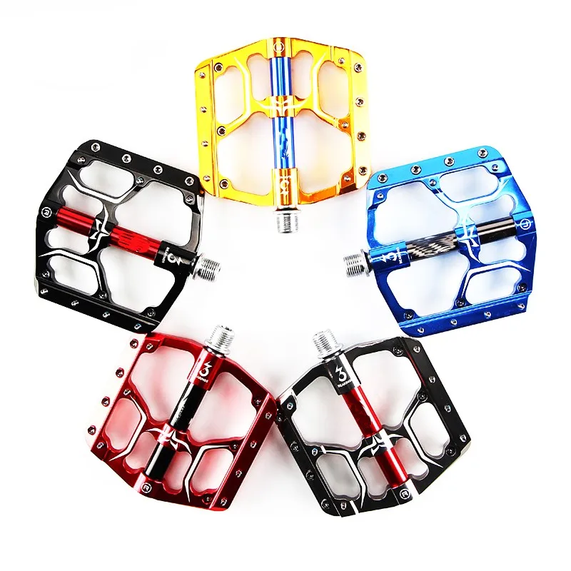 Zk50 Pedali Per Bici Piatta Mtb Road 3 Cuscinetti Sigillati Pedali Per Mountain Bike Piattaforma Larga Pedales Bicicleta Accessori Parte