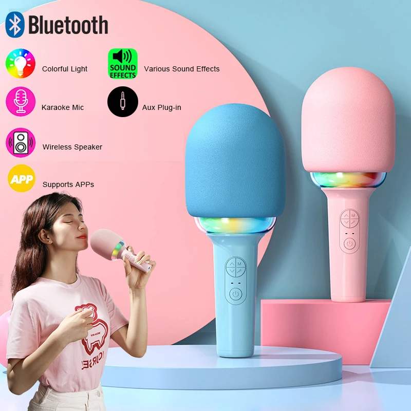 kinglucky-micr-fono-con-luz-led-para-ni-os-inal-mbrico-bluetooth