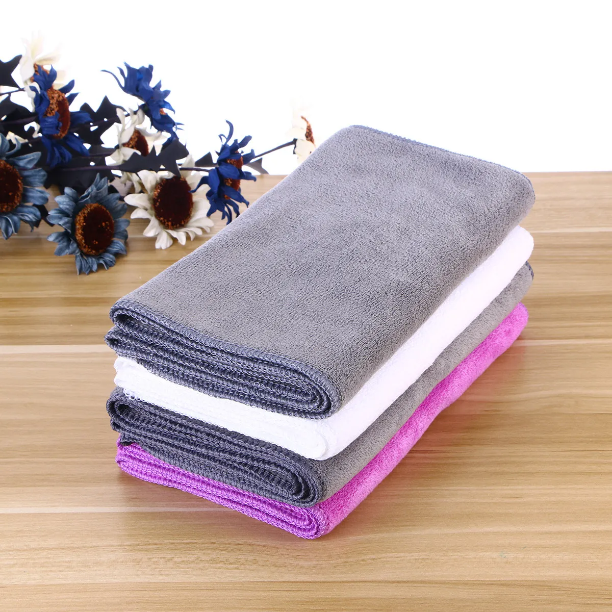 스포츠 타월 25x110cm 빠른 건조 마이크로 화이버 소재 체육관 요가 하이킹 여행 러닝을위한 고탄성 땀 흡수 타월 -