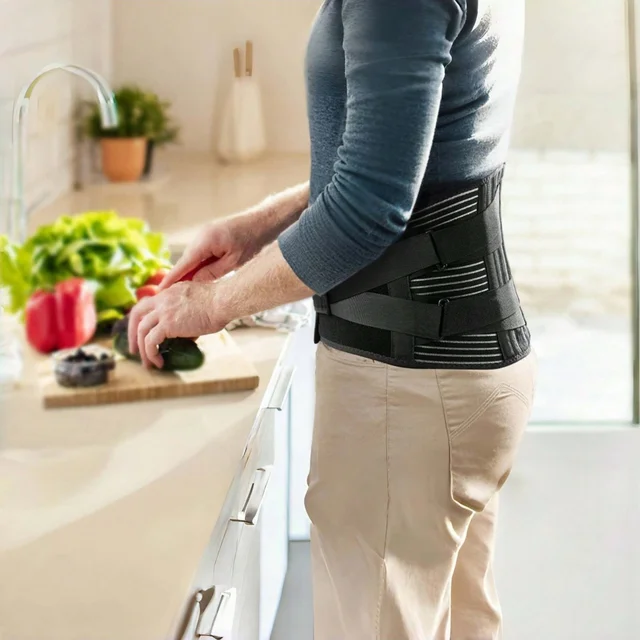 Back Support Waist Trainer Lumbar Support for Protruding Intervertebral Discs Suitable Weightlifting in Outdoor Home and Work 4