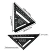 7 Inch Triangle Carpenter Square Aluminum Alloy For Woodworking And Carpentry Triangle Ruler Layout Measuring Tool 4