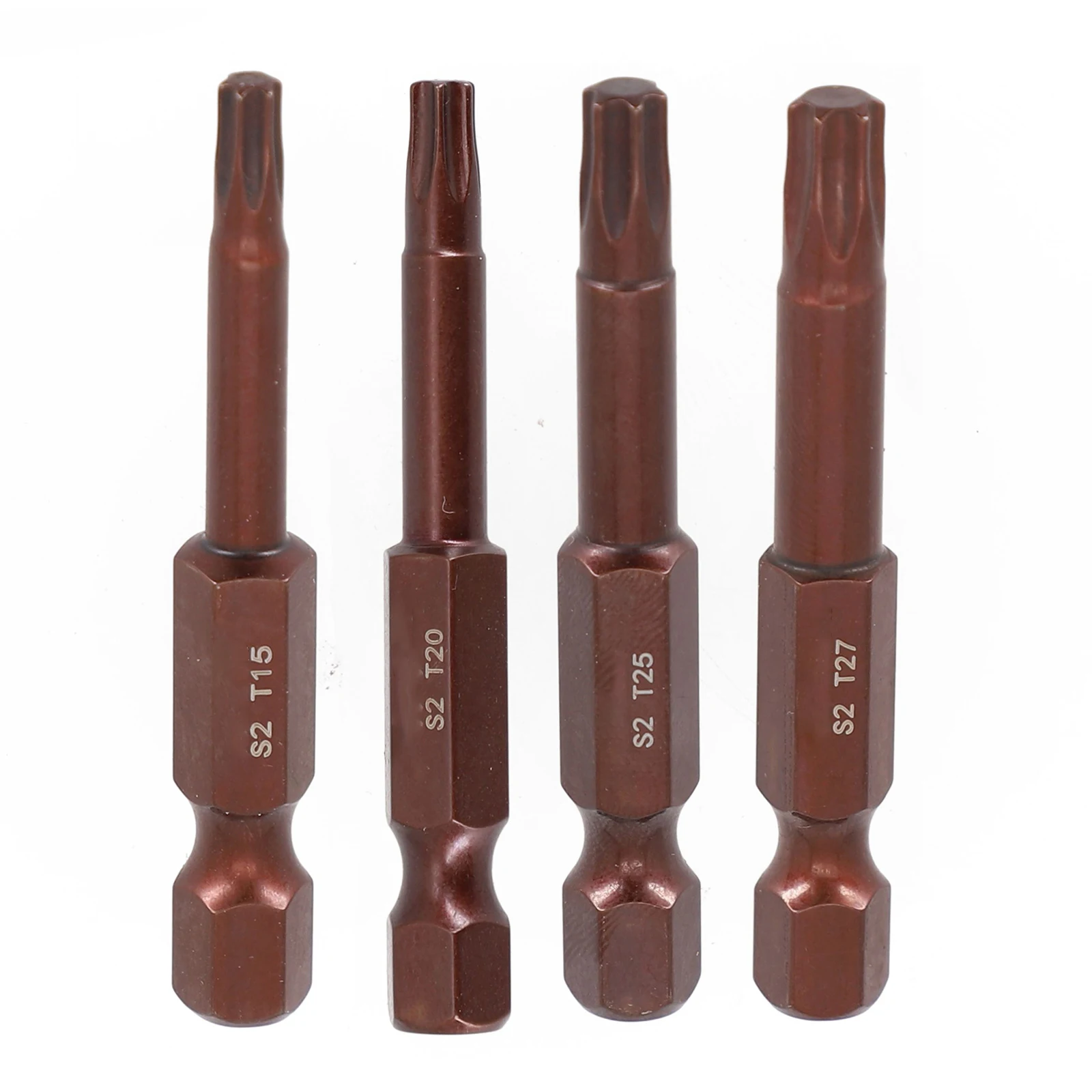 

1pc 50mm Torx Screwdriver Bit Magnetic Without Hole 1/4'' Hex Shank Screw Driver Bit For Electric Drill Pneumatic Screwdrivers