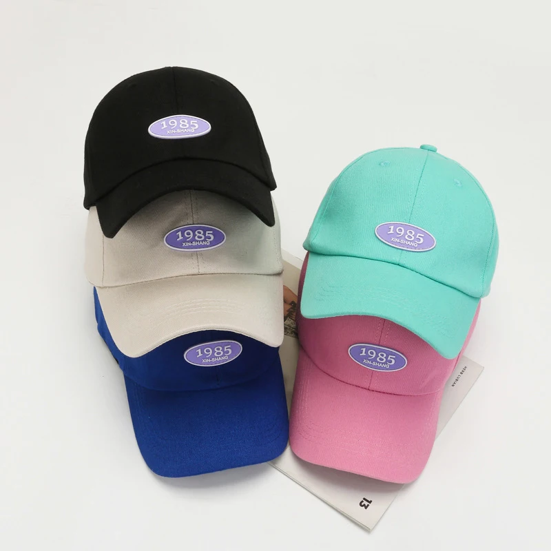 1 Piece New 1985 Women Spring Summer Baseball Hats Soft Cotton Snapback Cap Outdoor Sports Dad Trucker Hat Duckbill Cap