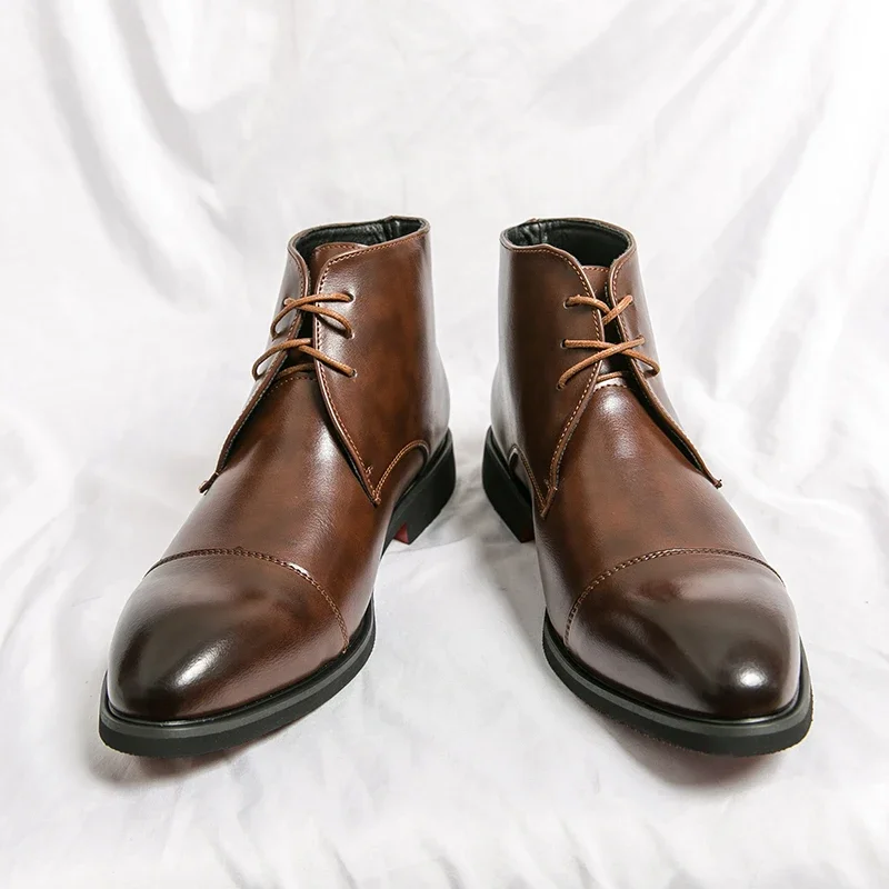Vintage British Men Ankle Boots