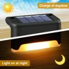 LED Solar Staircase Light Waterproof Passage Patio Courtyard Guardrail Step Lamp for Outdoor Garden Borders Terrace Fence Light 2