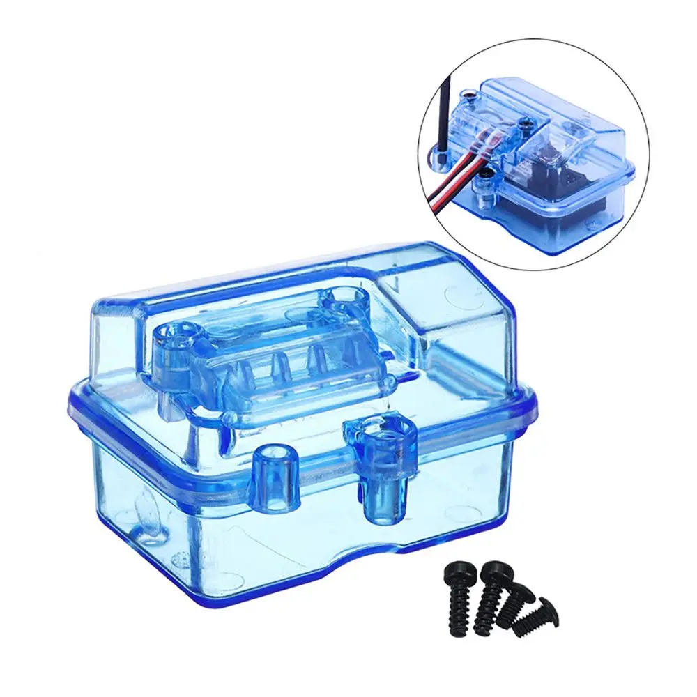 

RC Car Accessories Blue For Huanqi727/S lash Receiver Protection Box Waterproof Receiver Box Sealed Boxes Device Case