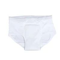 Man Incontinence Briefs Cotton Leakproof Waterproof Briefs for Man Adult Old Man (Man Pattern, Size: S) 1