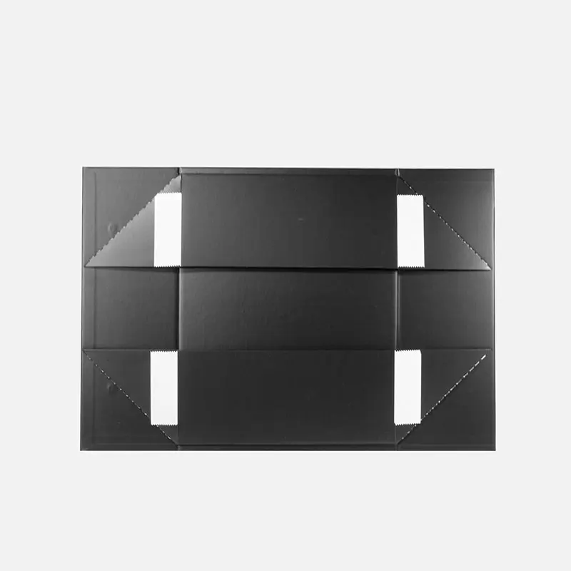Elegant Black and White Magnetic Closure Luxury Gift Boxes, Deep A4 Size