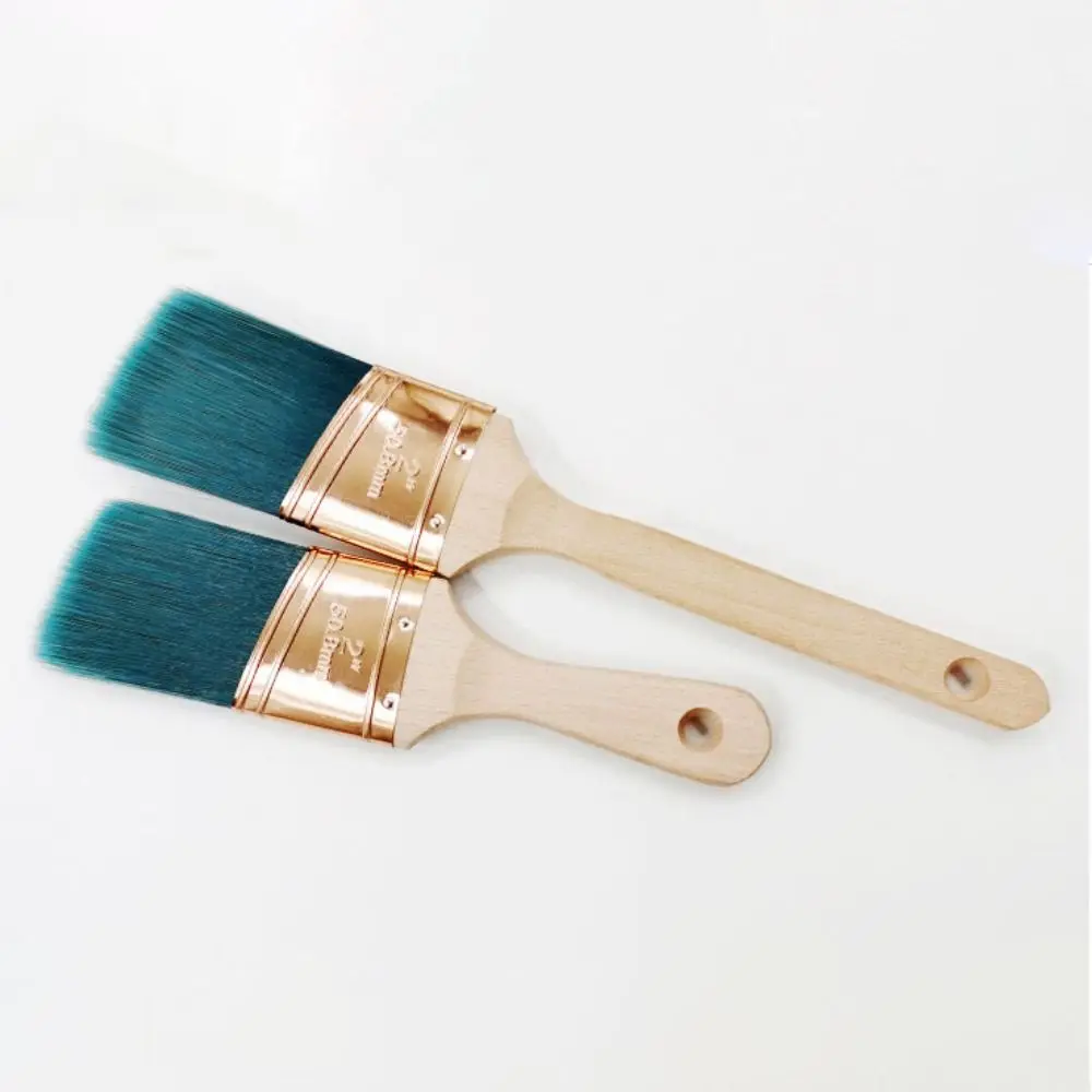 2 Inch Paint Brush Fewer Brush Marks Comfortable Handle Soft Bristle Uniform Application Chemical Fiber