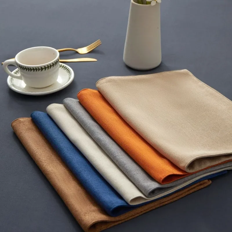 

1PC Nordic Household Linen Placemat Hotel Restaurant Western Place Mat Rectangular Waterproof Placemat 30x46cm
