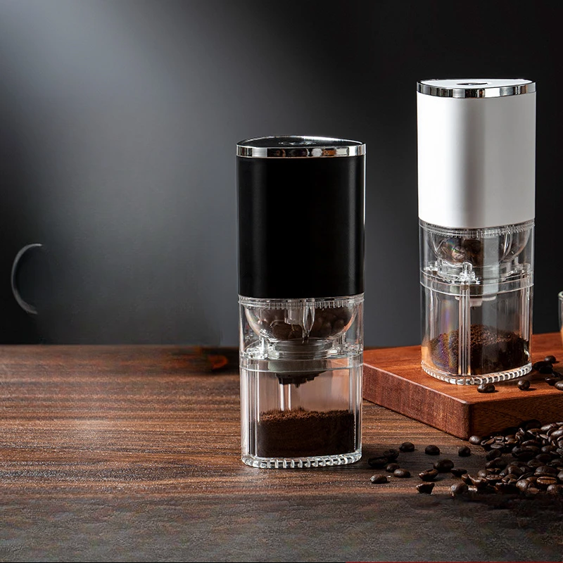 Coffe Machine Electric Convenient Semi-automatic American Handheld Bean Grinder Small Grinder Low Noise Automatic Power-off