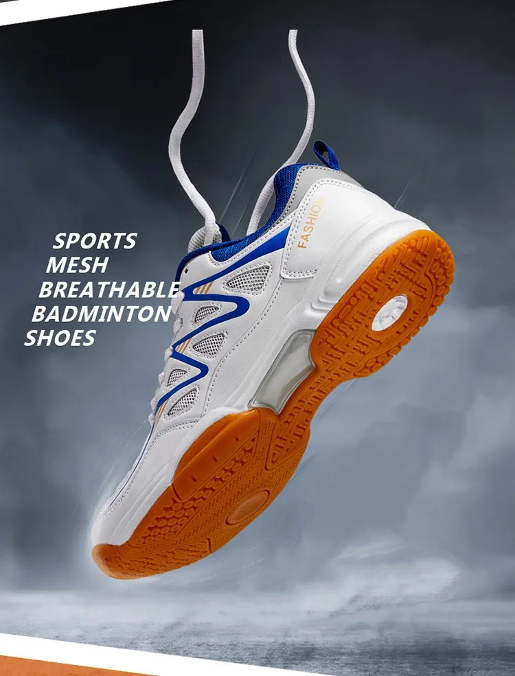 Description Picture 4 of itemNew Professional Tennis Shoes for Men Women Breathable Badminton Volleyball Shoes Indoor Sport Training Sneakers Tennis Big Size