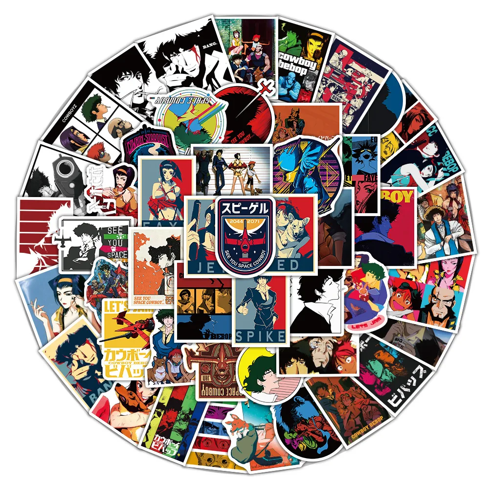 

50/100 шт., водонепроницаемые наклейки для ноутбука, гитары, скейтборда