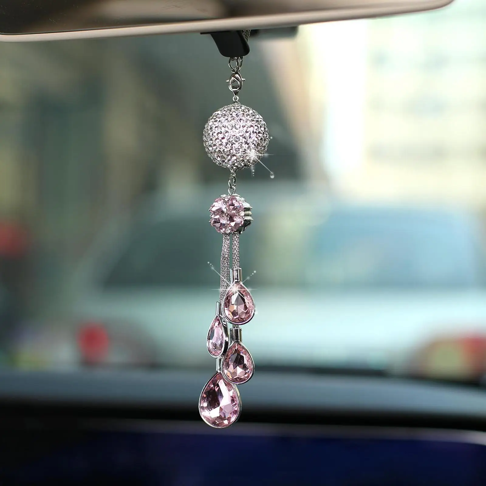 Bling Car Accessories for Mirror, Bling Car Decoration Crystal Car Rear View